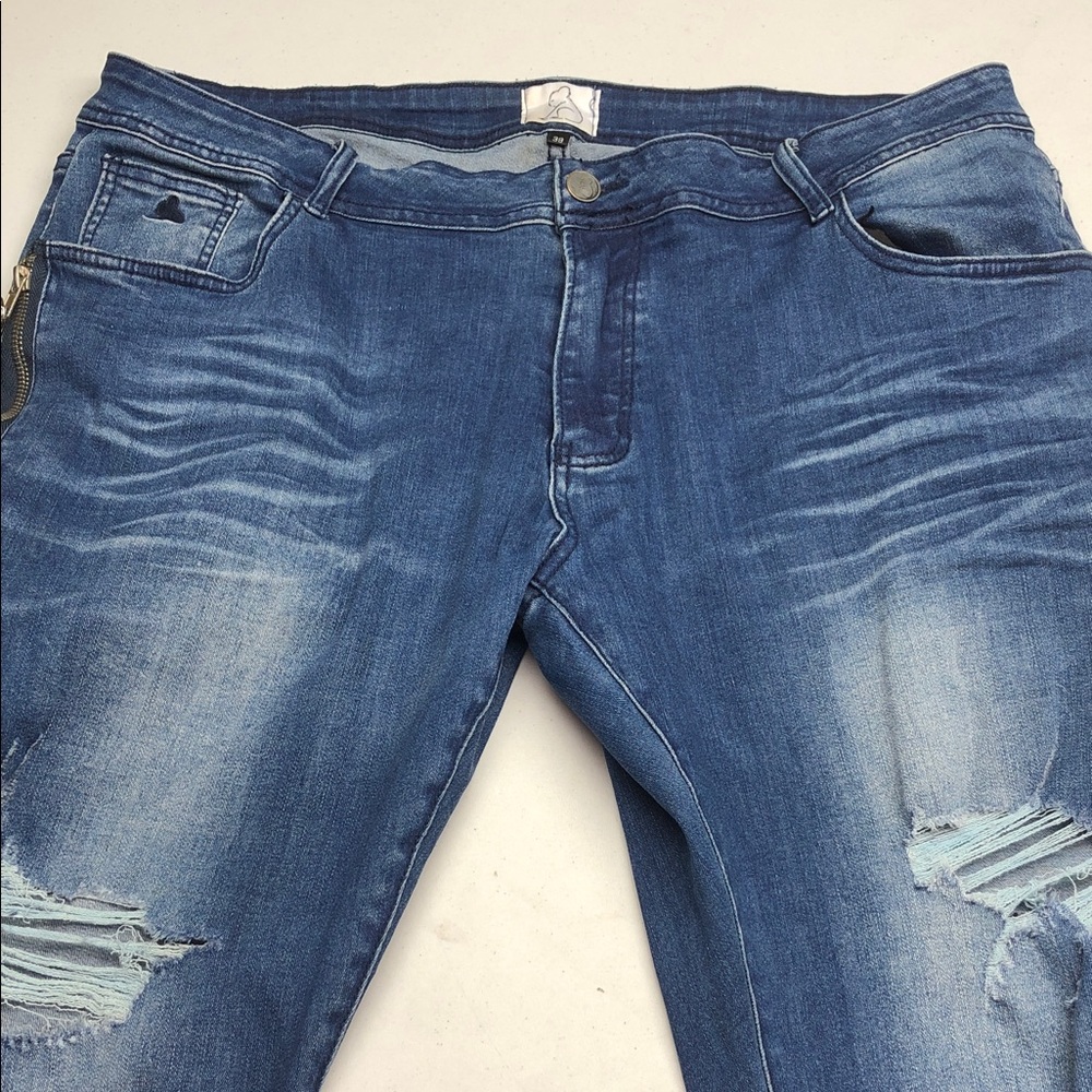 Classic Blue Straight Jeans for Men
